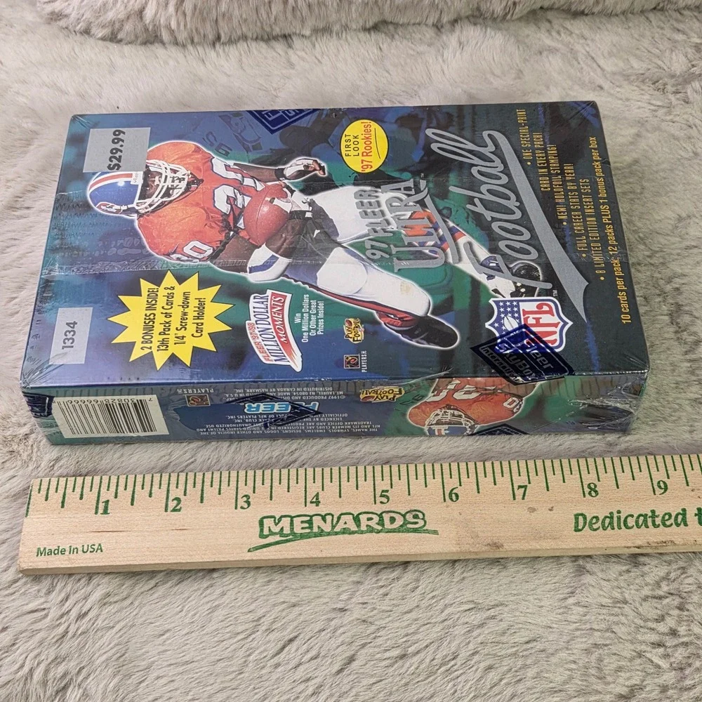 1997 Fleer Ultra Football Hobby Box Factory Sealed 13 Packs 97 Rookies DM1070